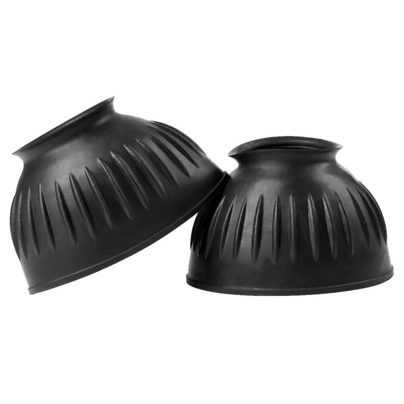 LeMieux Rubber Pull On Over Reach Boots - Black